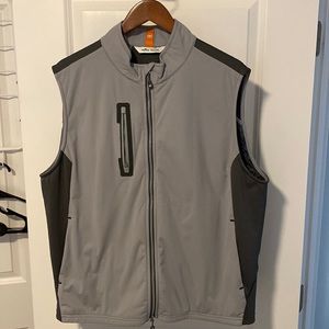 Gray Peter Millar Golf Vest